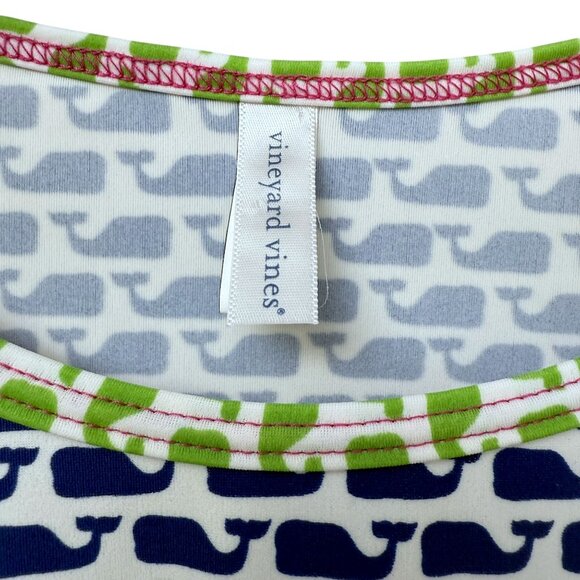 Vineyard Vines Beach Shirt Small Junior Whale Logo Rashguard Preppy Long Sleeve - Picture 4 of 8